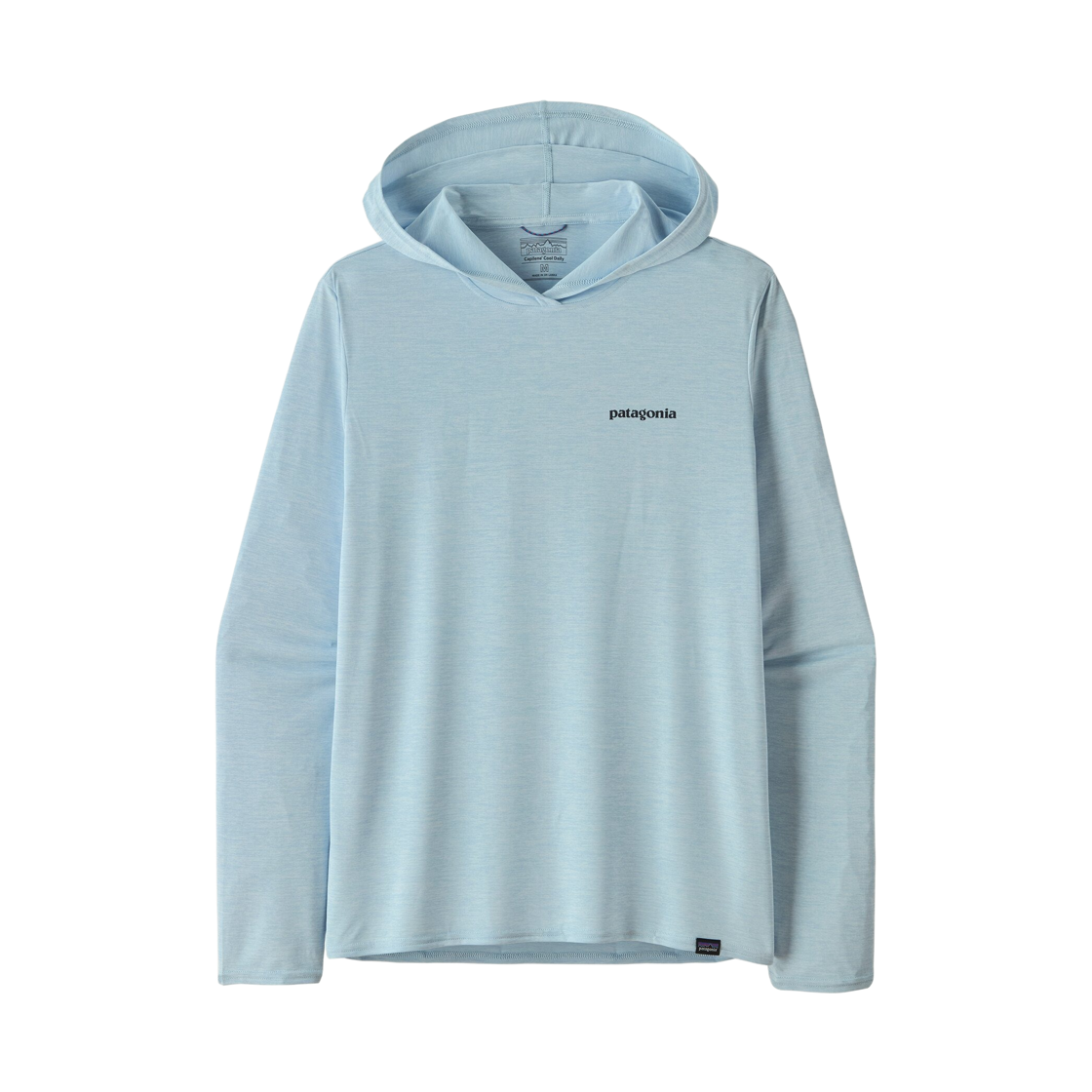 파타고니아 캐필린 쿨 데일리 그래픽 후드 피츠 로이 트라우트 플렉 블루(Patagonia Capilene Cool Daily Graphic Hoody Fitz Roy Trout Fleck Blue) - 2