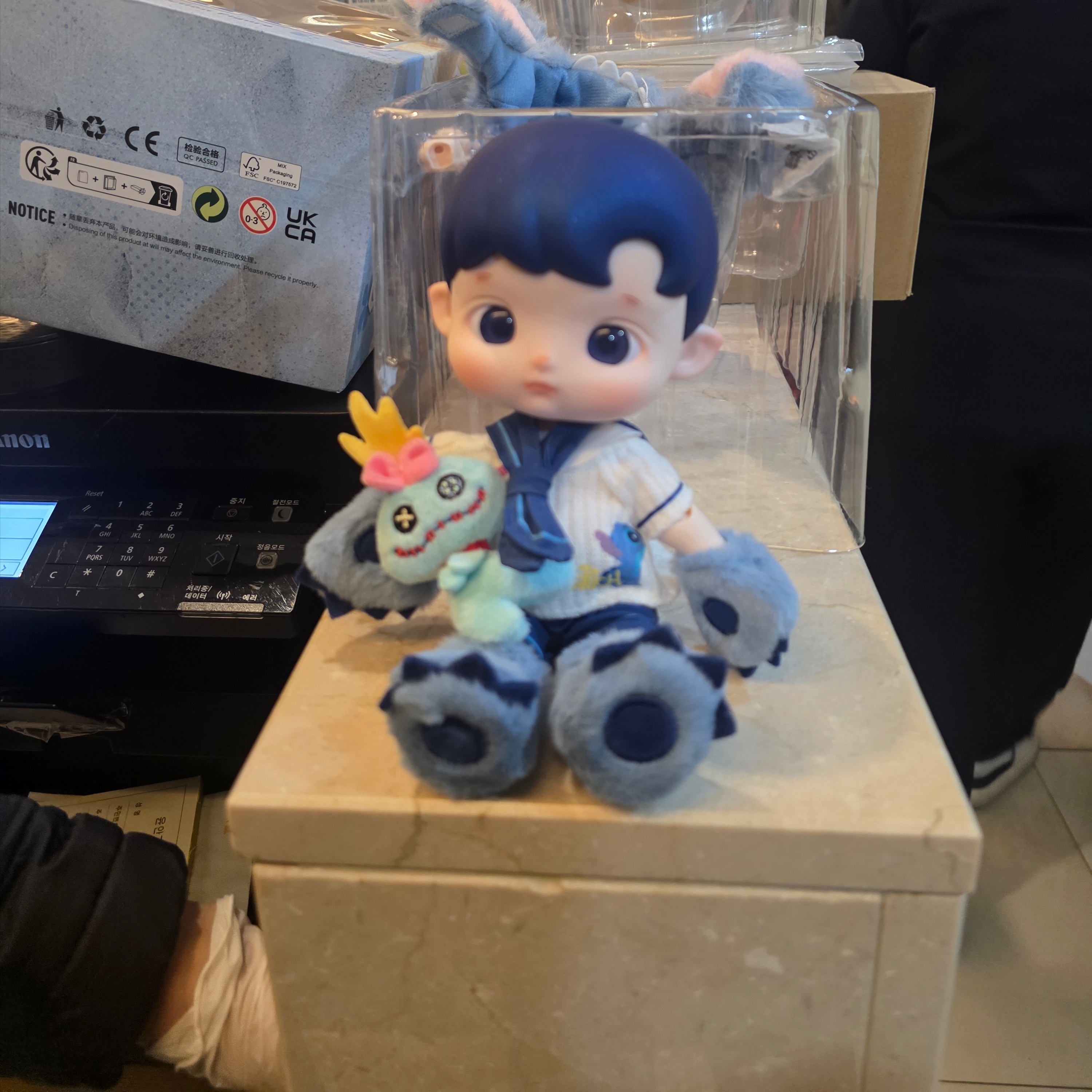 Pop Mart Hacipupu Stitch 1/8 BJD 착용 스타일 - 4