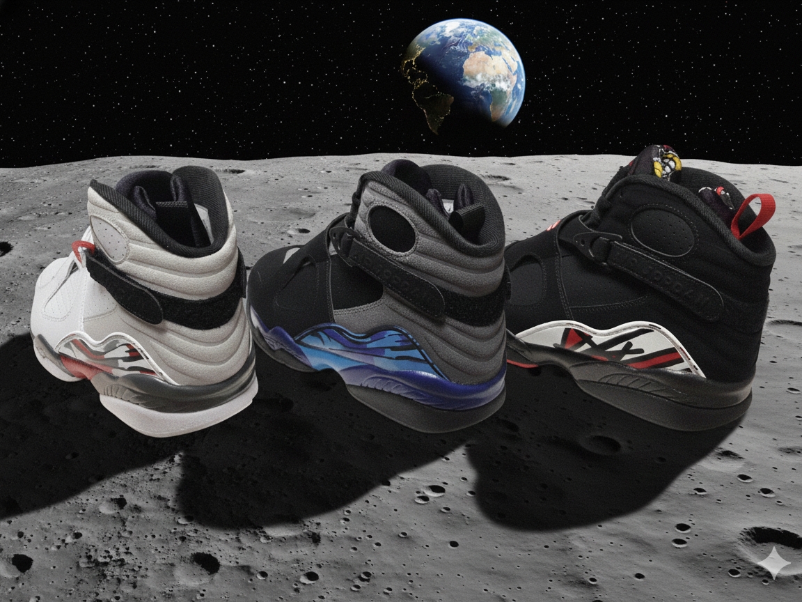 Jordan 8 Retro Bugs Bunny 2025, Jordan 8 Retro Aqua 2025 착용 스타일 - 2