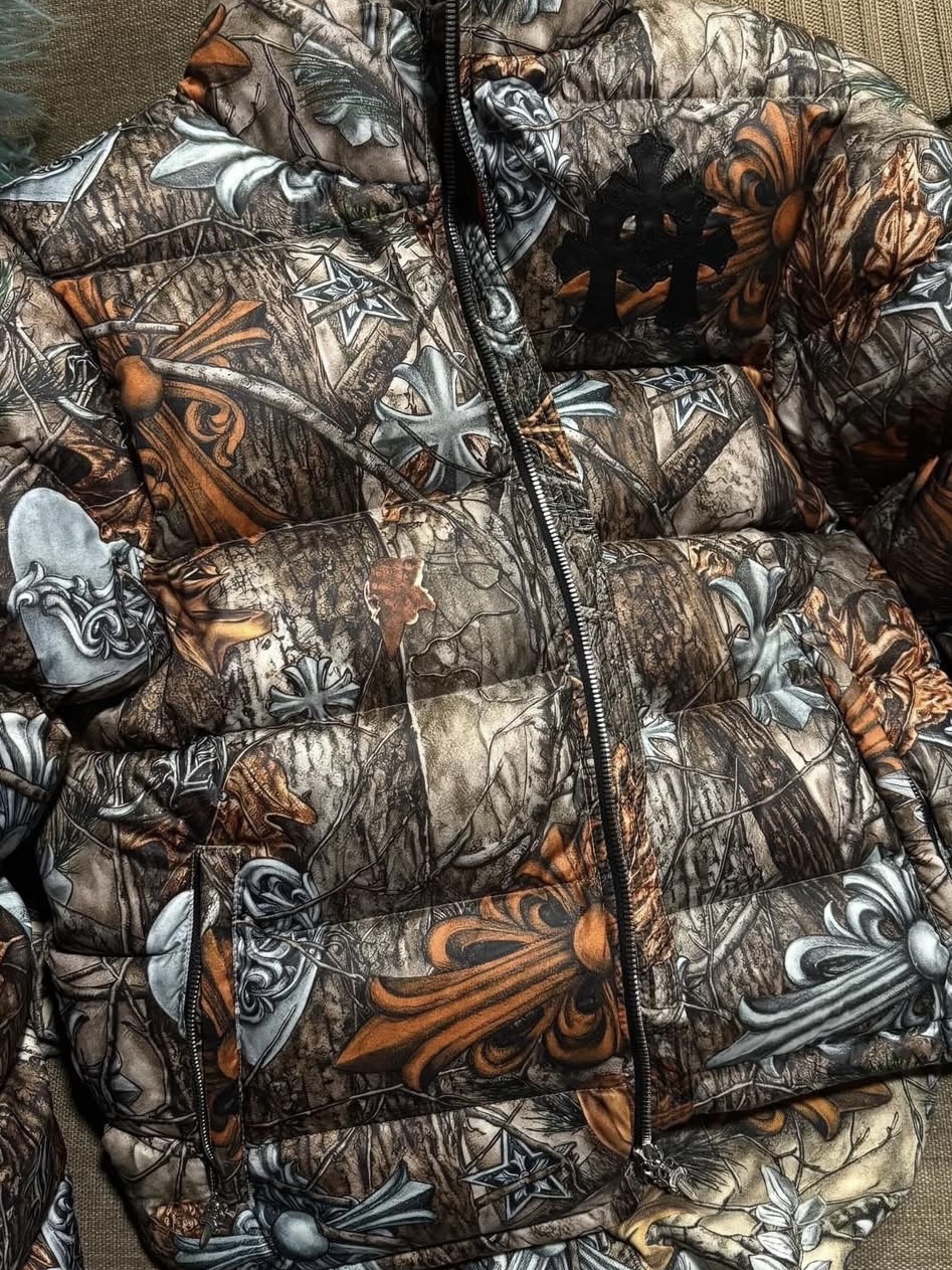 Nike x Drake Nocta x Chrome Hearts Puffer Jacket Realtree Camo - US/EU, Nike x Drake Nocta x Chrome Hearts Hoodie Realtree Camo - US/EU 착용 스타일 - 1