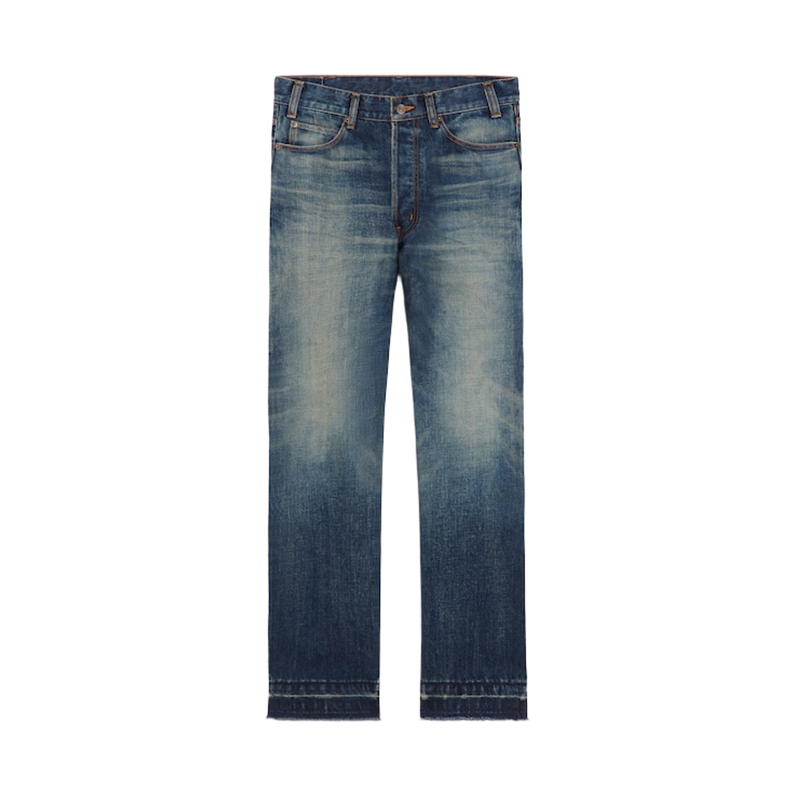 셀린느 코튼 데님 웨슬리 진 빈티지 사파이어(Celine Wesley Jeans in Cotton Denim Vintage Sapphire)
