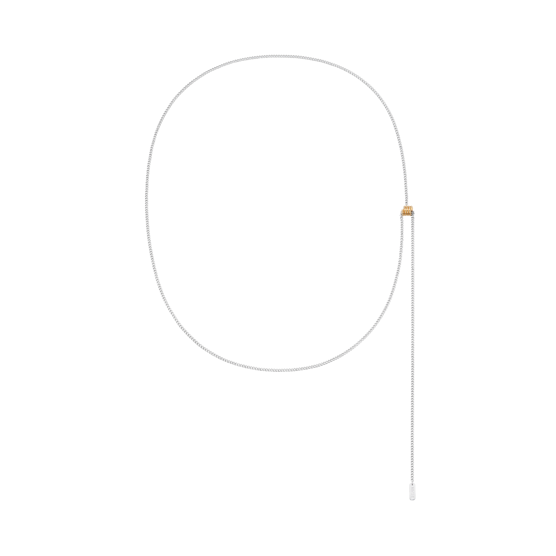 넘버링 #8705 코일 드로우스트링 네크리스 콤비(NUMBERING #8705 Coil Drawstring Necklace Combi)