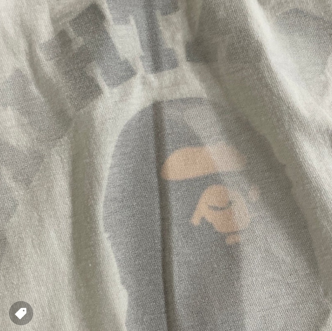 BAPE College L/S T-Shirt White 착용 스타일