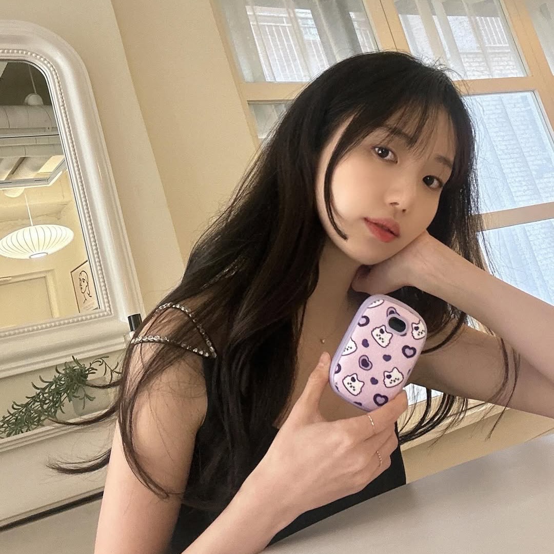 earpearp Heart Chichi Purple Hand Warmer Power Bank 착용 스타일
