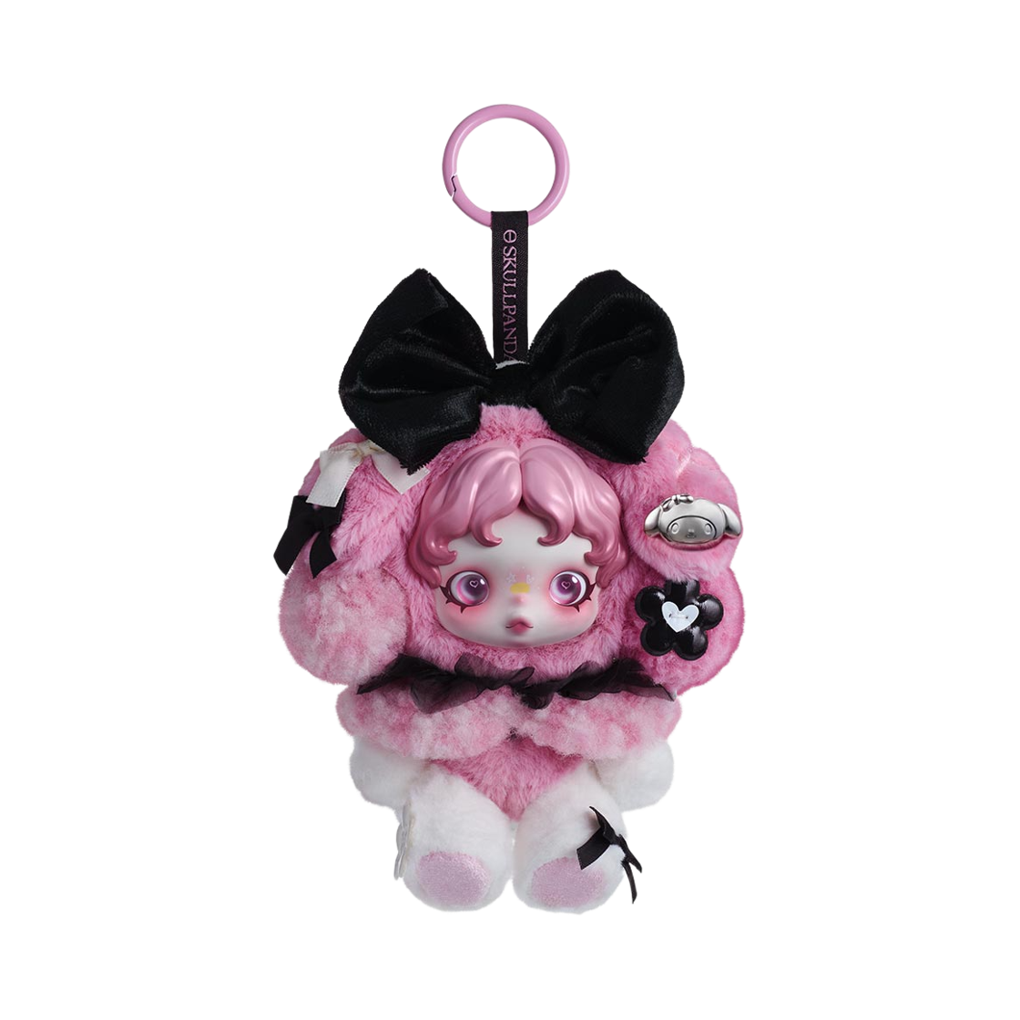 팝마트 스컬판다 x 마이 멜로디 인형 키링(Pop Mart Skullpanda x My Melody Plush)