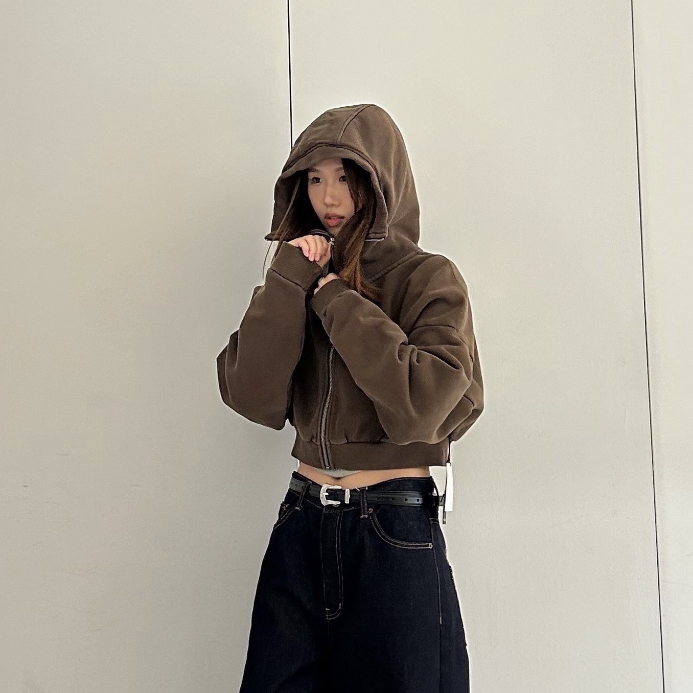 Toga Too Chain Key Ring Belt Black - 25FW 착용 스타일 - 6