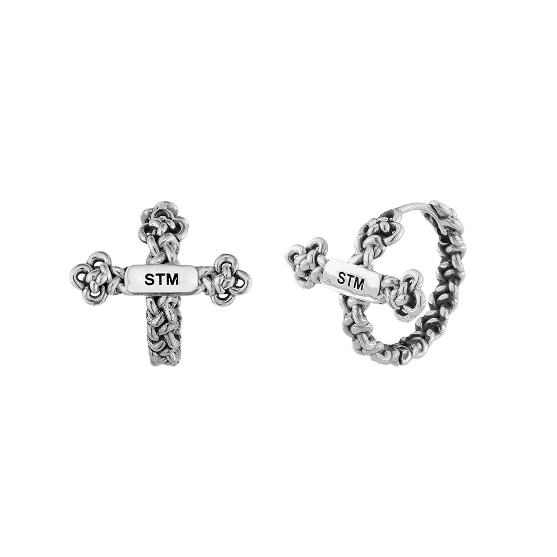 센티멍 넘버 681 이어링 앤티크 925 실버(Sentiments No.681 Earring Antique 925 Silver)