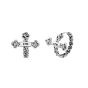 Sentiments No.681 Earring Antique 925 Silver