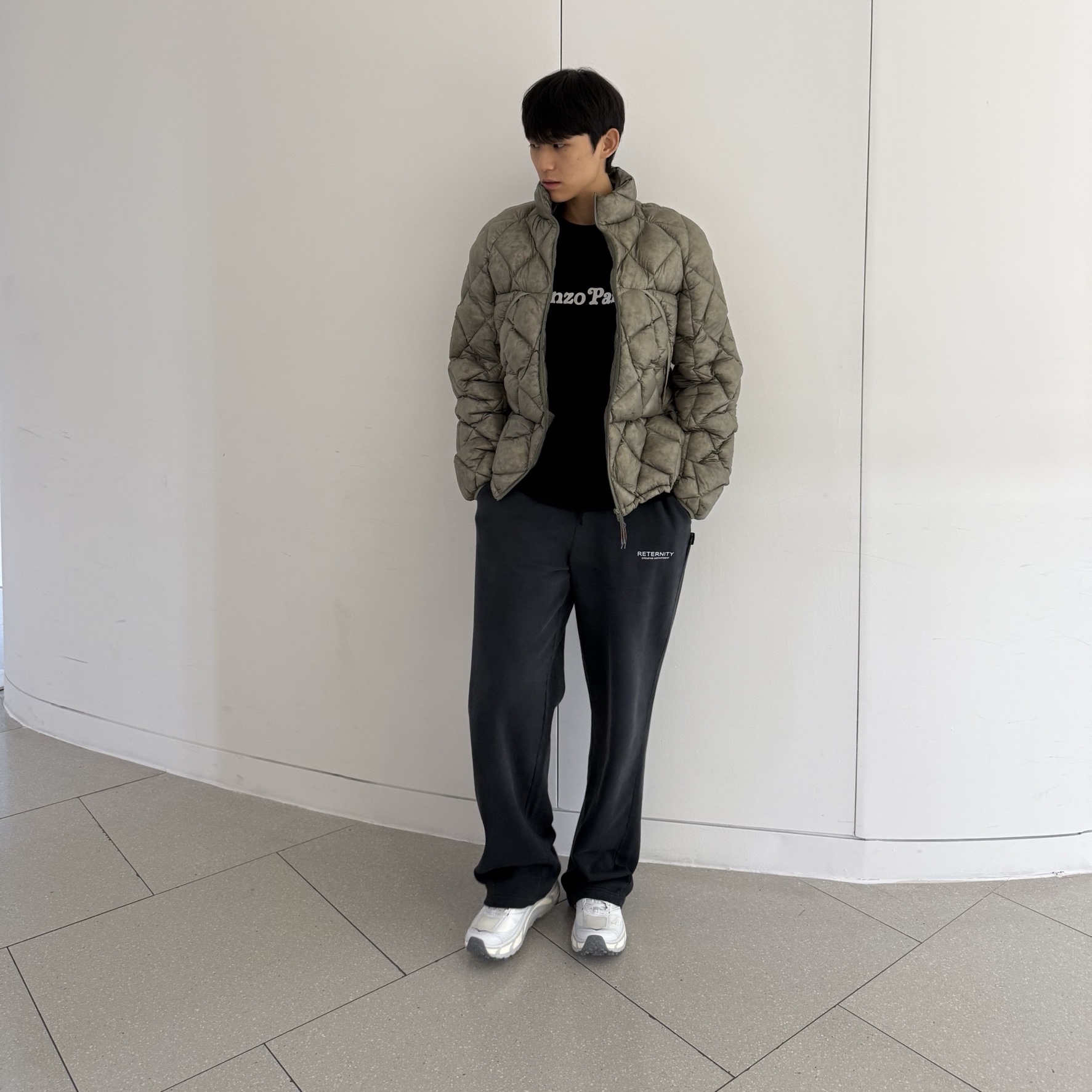 Kenzo x Verdy Oversize Tshirt Black - 25SS 착용 스타일 - 2