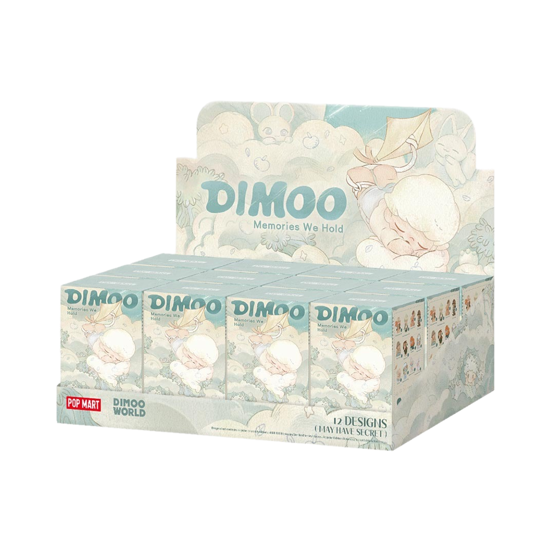 - Pop Mart Dimoo Memories We Hold Series Figures Sealed Case (12 Blind Boxes)