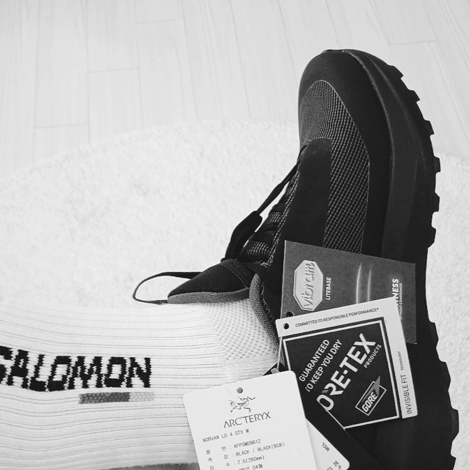 Arc'teryx Norvan LD 4 GTX Black 착용 스타일 - 1