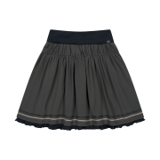 (W) Coyseio x Blythe Folding Shirring Skirt Charcoal
