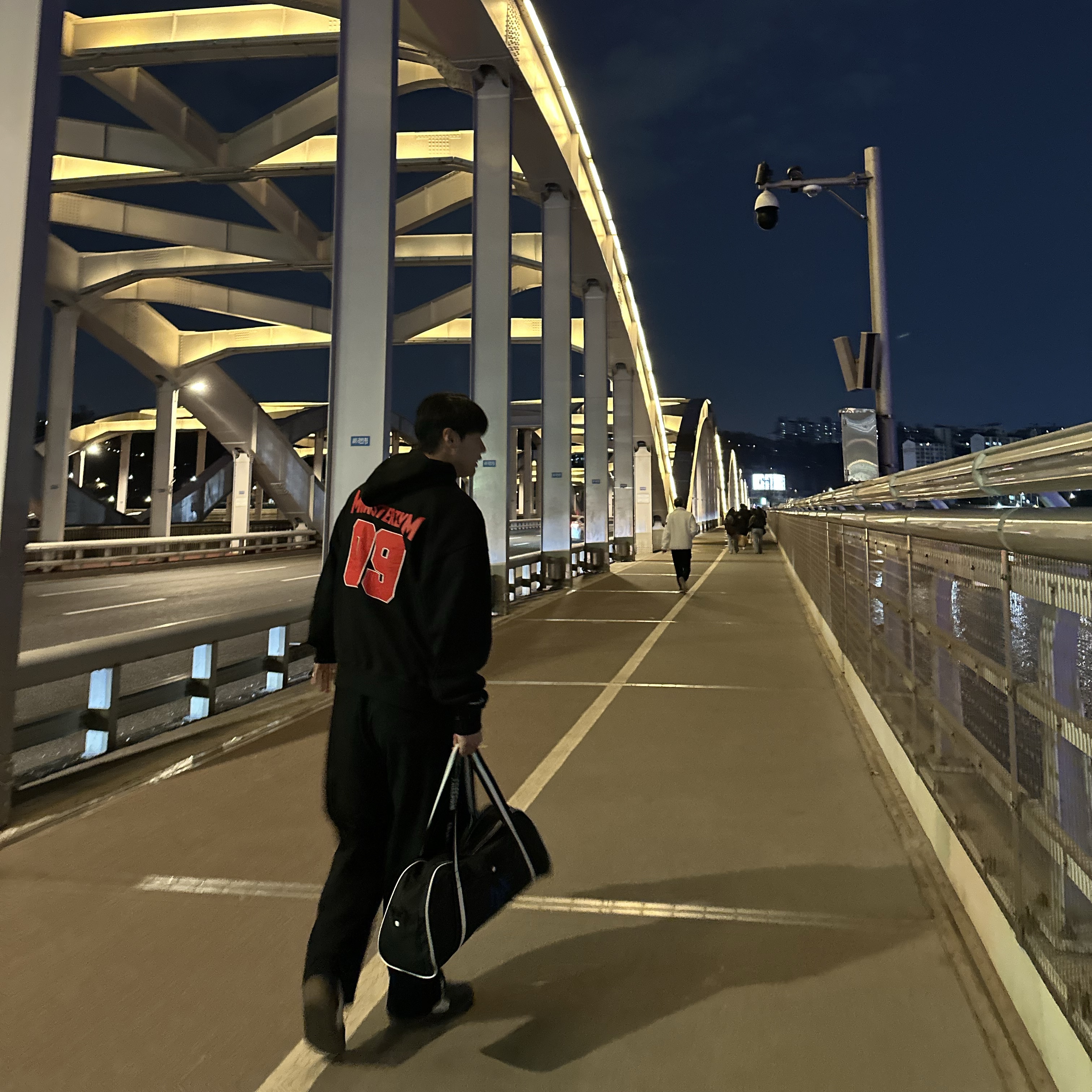 HDEX Training Essential Duffel Bag Black, Puma Palermo Cobalt Glaze White 착용 스타일 - 1