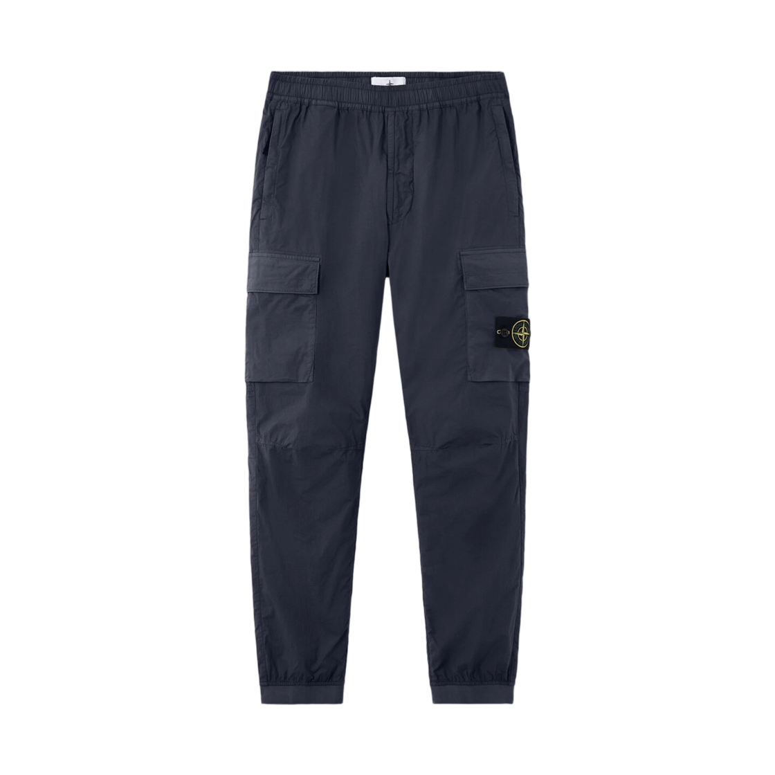 L1S1531000-31S0003-V0020 Stone Island 3100031 Stretch Cotton Tela Paracadute Regular-Tapered-Fit Cargo Trousers with Elasticated Waistband Navy Blue - 26SS
