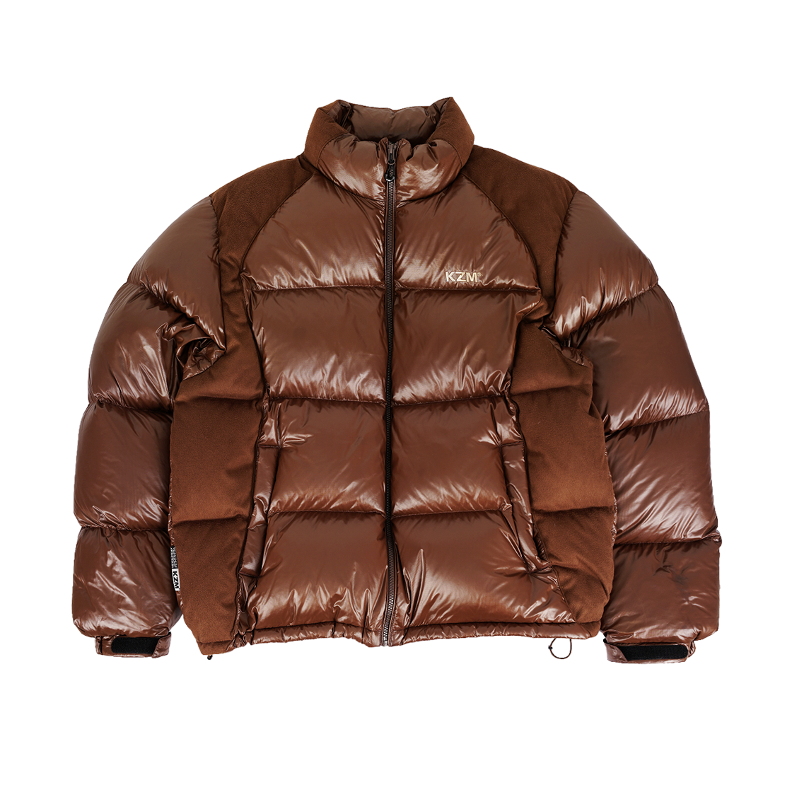 케이지엠 스웨이드 맨 덕 다운 브라운