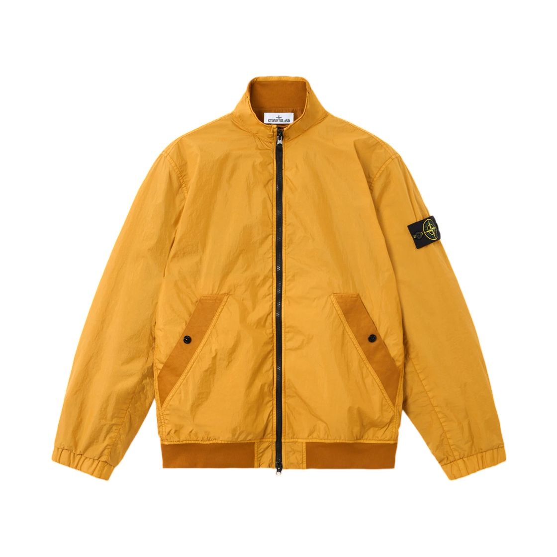 L1S1541001-11S0A23-V0034 Stone Island 4100111 Crinkle Reps NY Jacket with Wind Resistance and Anti-Drop Mustard - 26SS