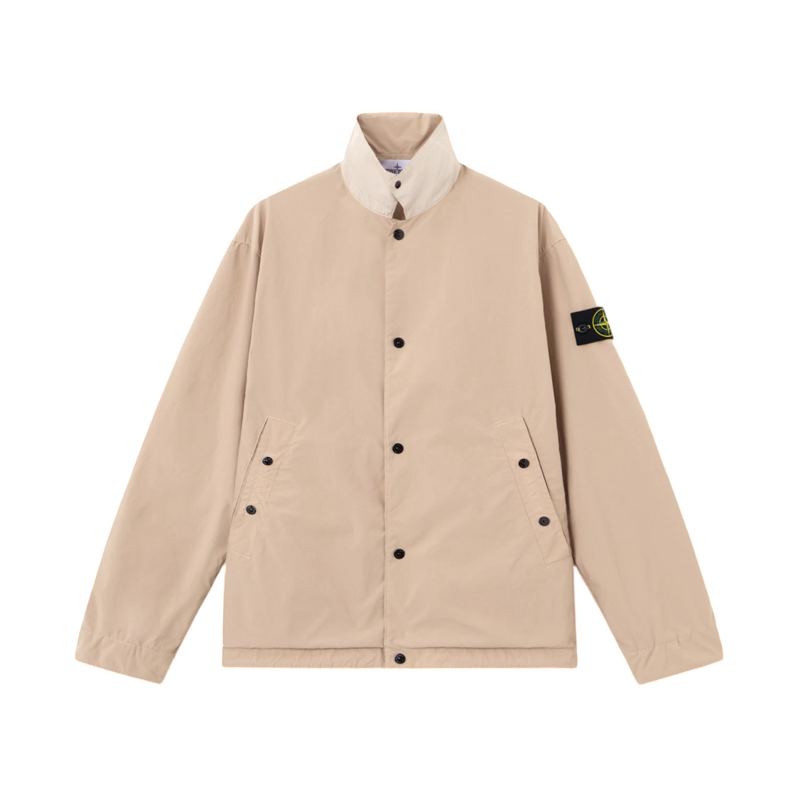 L1S1541000-41S0042-V009A Stone Island 4100041 Light Compact Touch Poly-TC Coach Jacket with Anti-Drop Desert - 26SS