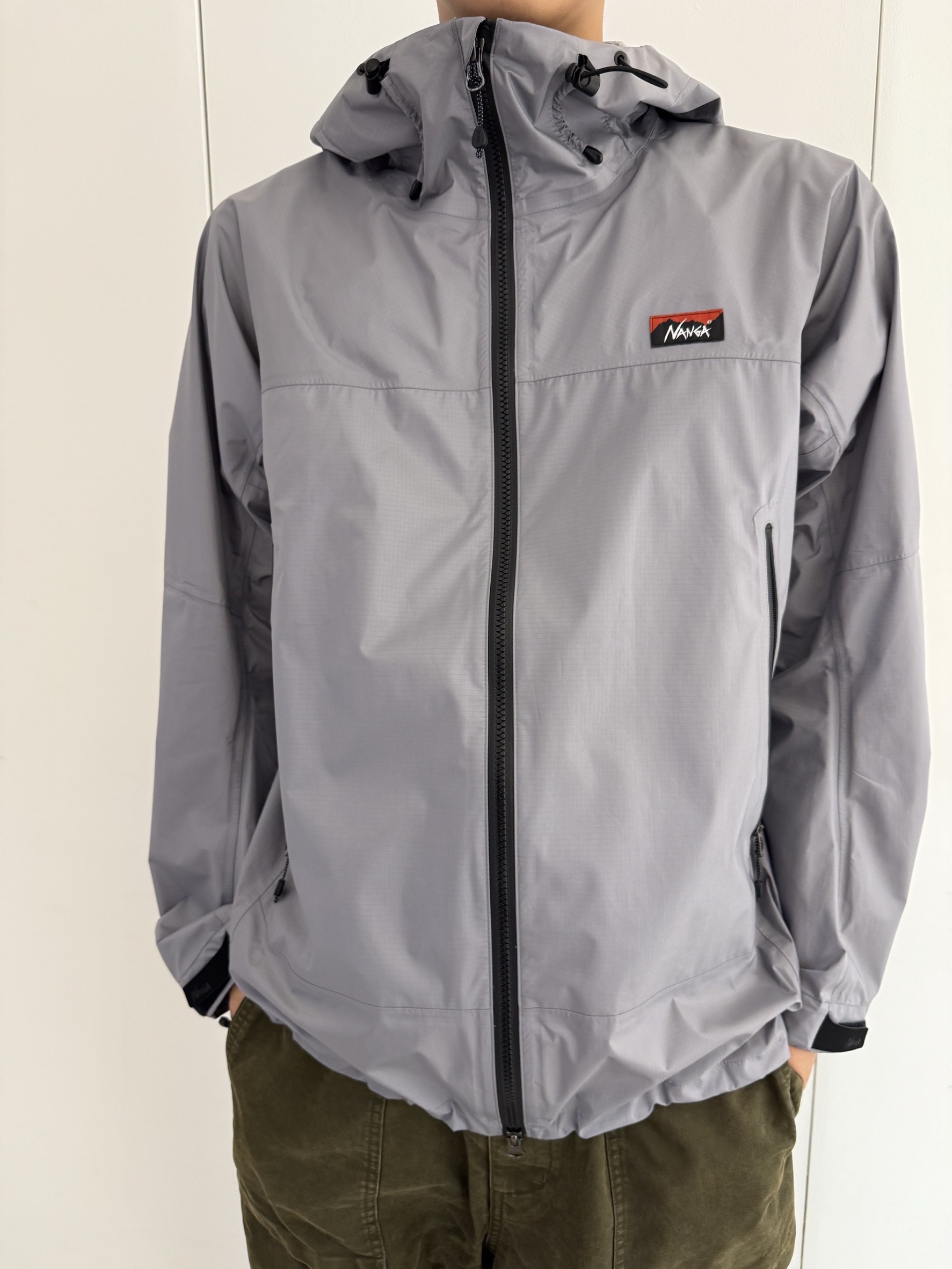 Nanga AT 3L Weather Sheild Jacket Grey - 25SS 착용 스타일 - 1