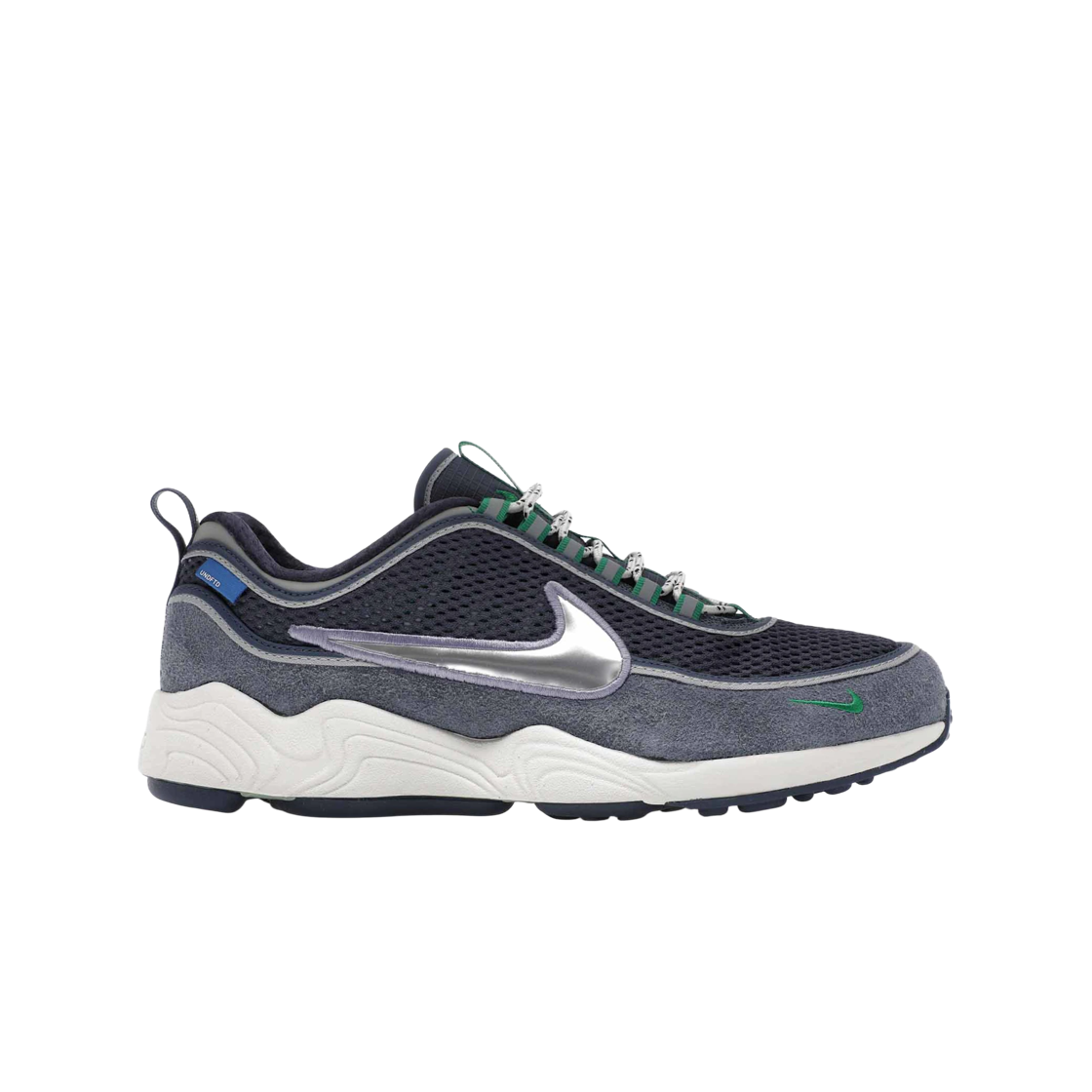 나이키 x 언디핏 에어 줌 스피리돈 썬더 블루 실버(Nike x Undefeated Air Zoom Spiridon Thunder Blue Silver)