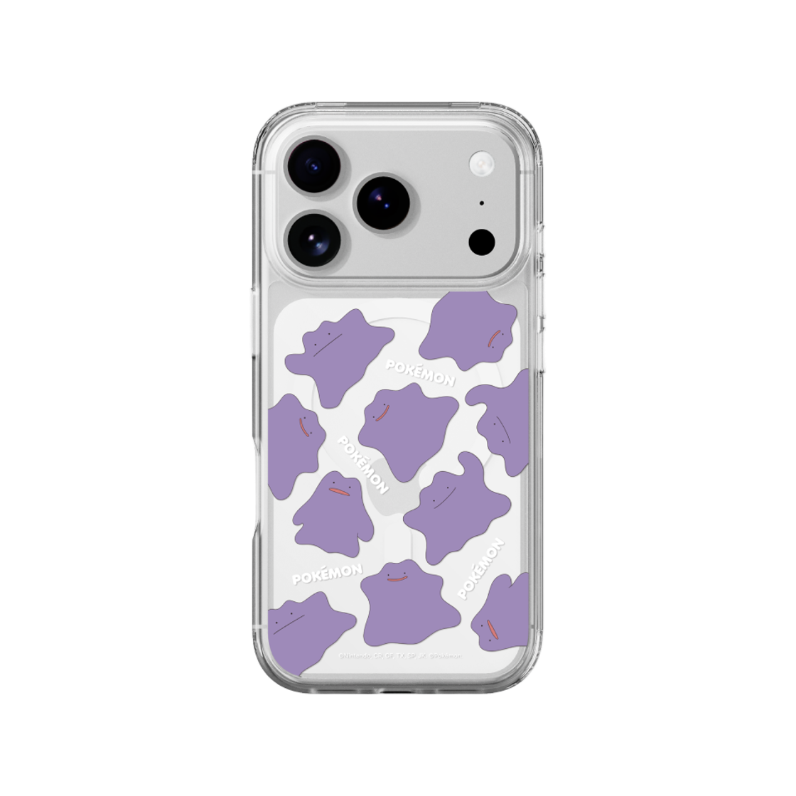 에스엘비에스 메타몽 패턴 맥세이프 케이스 for iPhone 17 Series(SLBS METAMON Pattern Clear Magnet Case for iPhone17 Series)