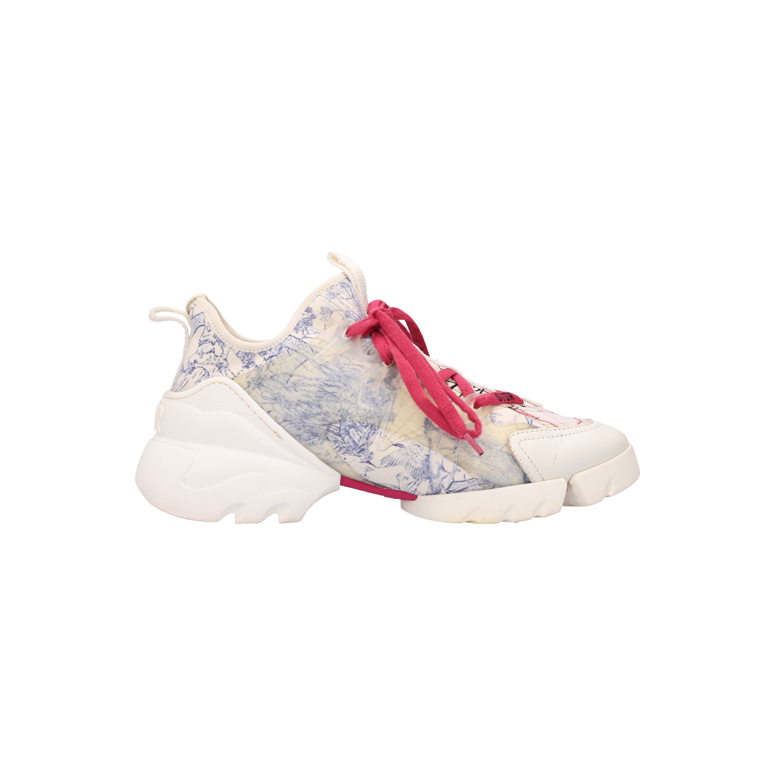 디올 KCK273CDN 디 커넥트 스니커즈 디올 어라운드 더 월드 프린트 블루 37(Dior KCK273CDN Di Connect Sneakers - Dior Around the World Print Blue 37)