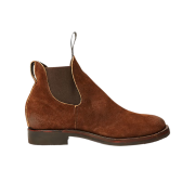 Double RL Suede Chelsea Boots Brown - D