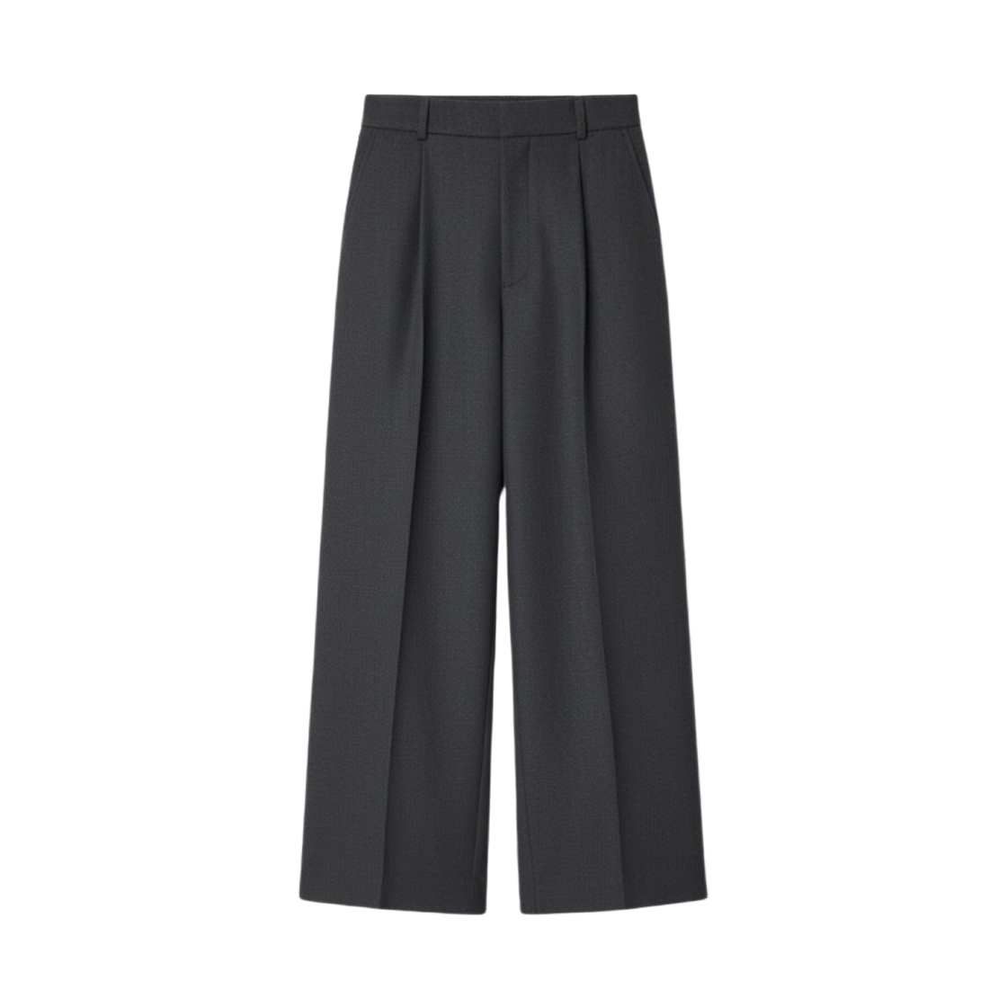 479284-08 (W) Uniqlo Brushed Jersey Wide Pants Dark Gray - JP
