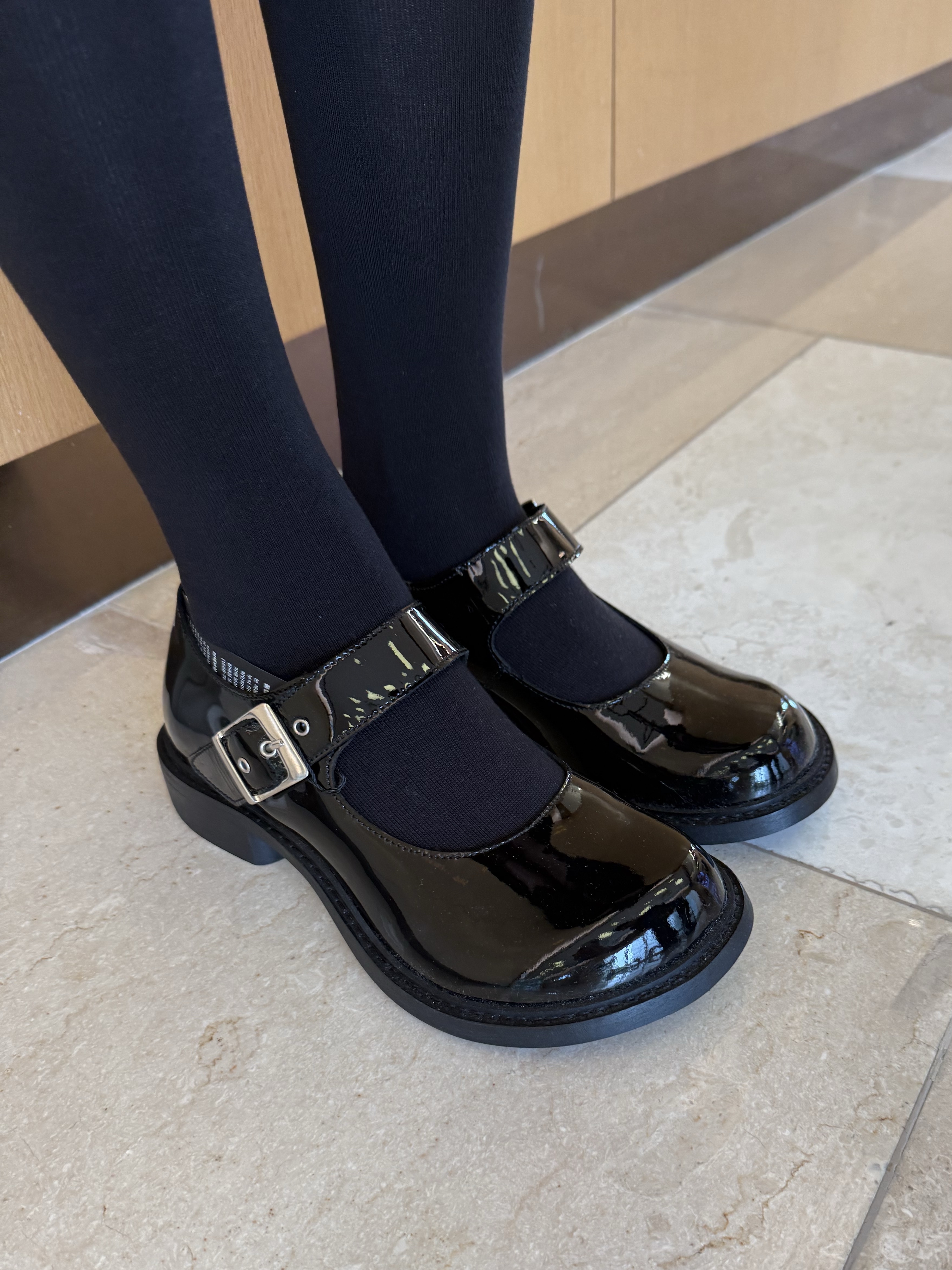 Phileo Women Mary Jane Black - 25FW 착용 스타일 - 2