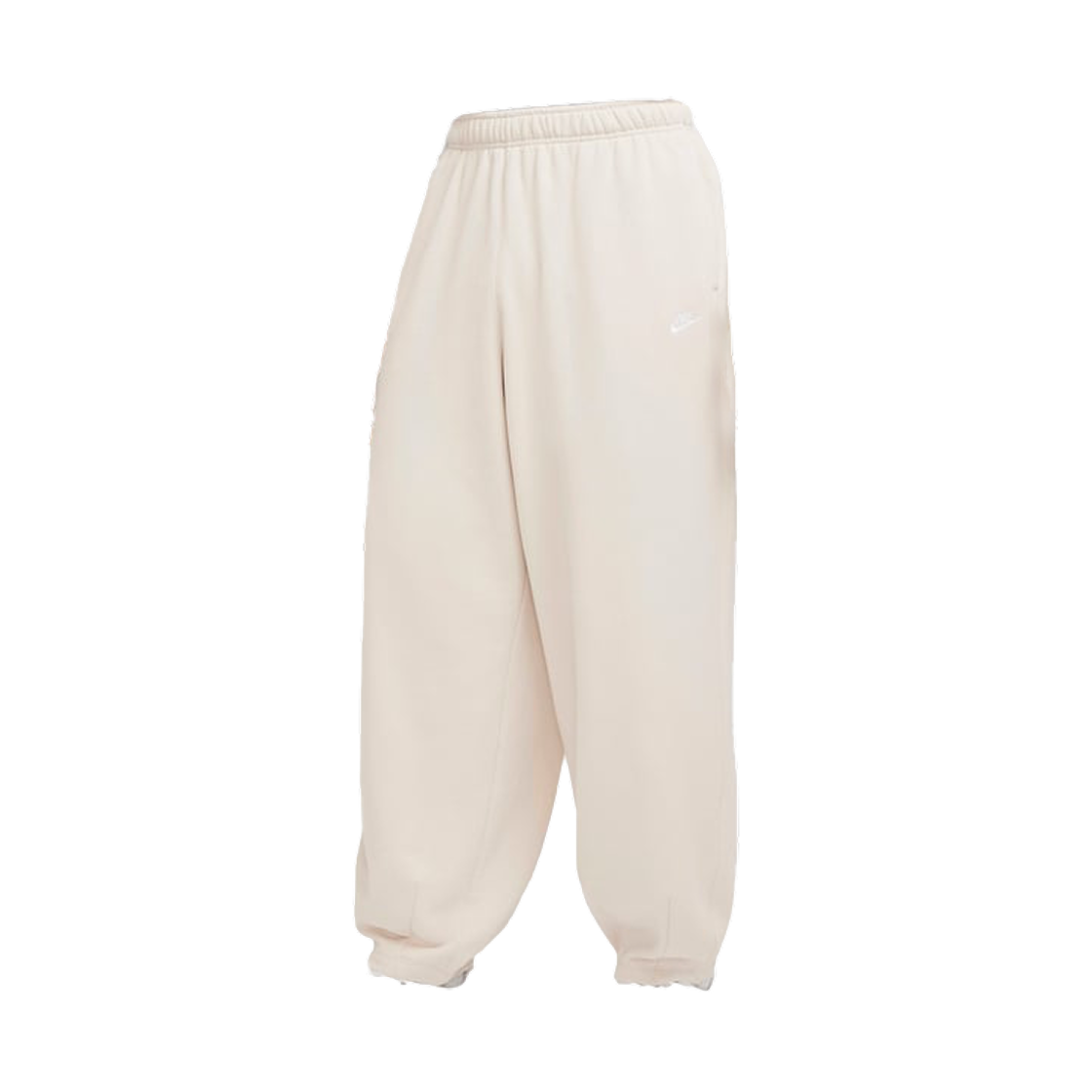 나이키 클럽 플리스 오버사이즈 프렌치 테리 팬츠 라이트 오어우드 브라운 화이트 - 아시아(Nike Club Fleece Oversized French Terry Pants Light Orewood Brown White - Asia) - 1