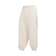 Nike Club Fleece Oversized French Terry Pants Light Orewood Brown White - Asia