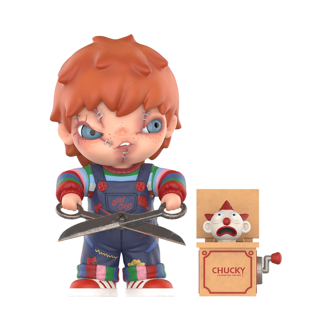 팝마트 히로노 x 사탄의 인형 빅 피규어(Pop Mart Hirono x Chucky Figurine)