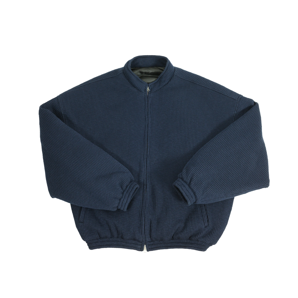 논노드 니트 봄버 네이비(Nonnod Knit Bomber Navy)