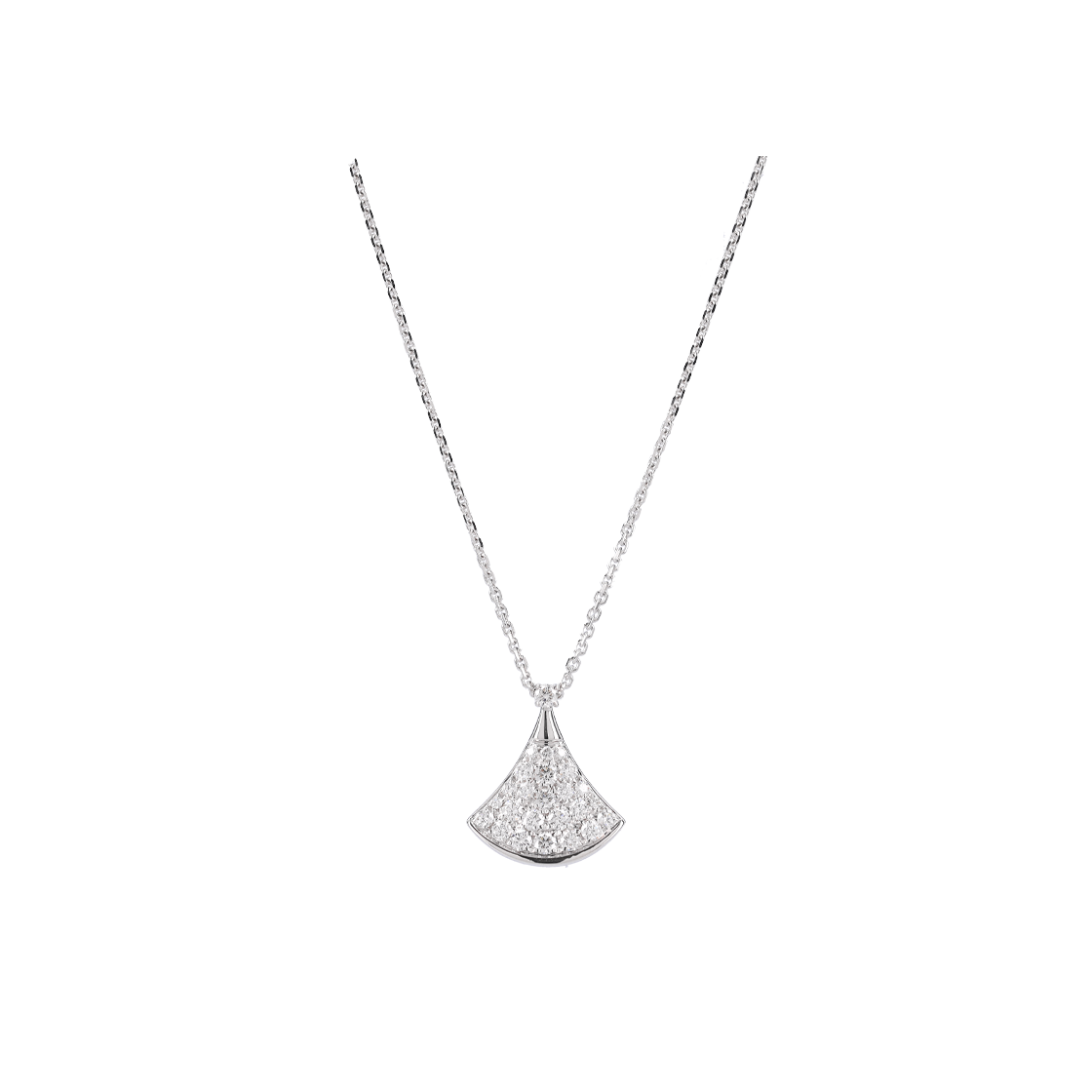ITJWDGFLLTTJ Bulgari 351099 Divas' Dream Necklace in 18KT White Gold with Diamonds