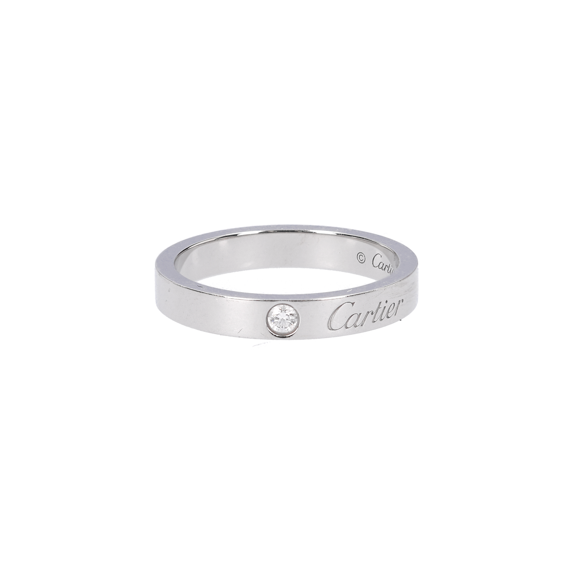 ITQCUDIIF3D9 Cartier C de Cartier Wedding Ring Platinum Diamond 51