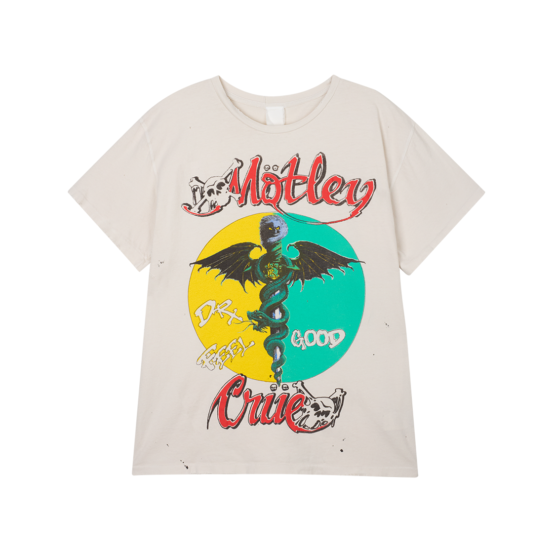 KM6ATSSMD06WT MadeWorn Motley Crue Vintage White - 26SS