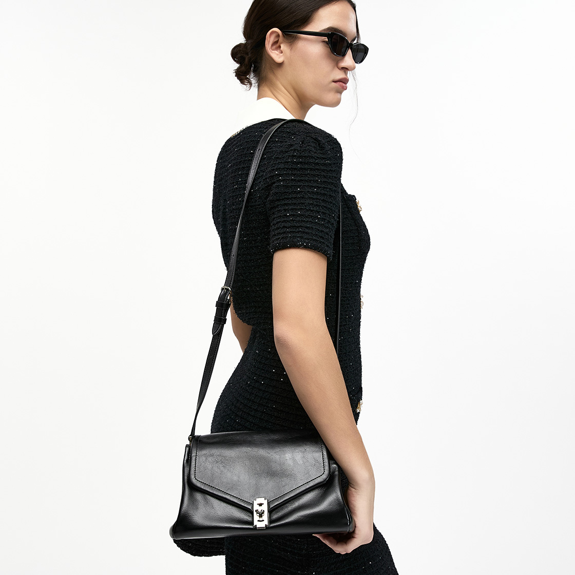 분크 오캄 두 숄더 스몰 블랙(vunque Occam Doux Shoulder S Black) - 2