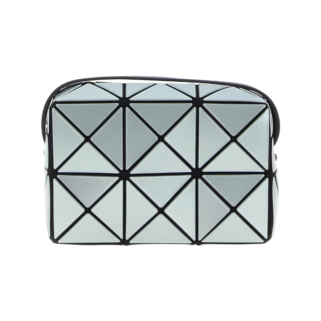 BB56-AG671-71 Bao Bao Issey Miyake Cuboid Metallic Shoulder Bag Light Blue
