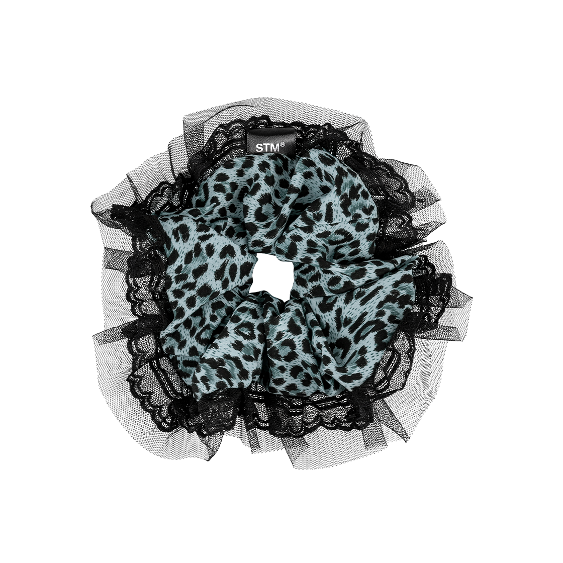 NO685BL Sentiments No.685 Hair Scrunchy Blue