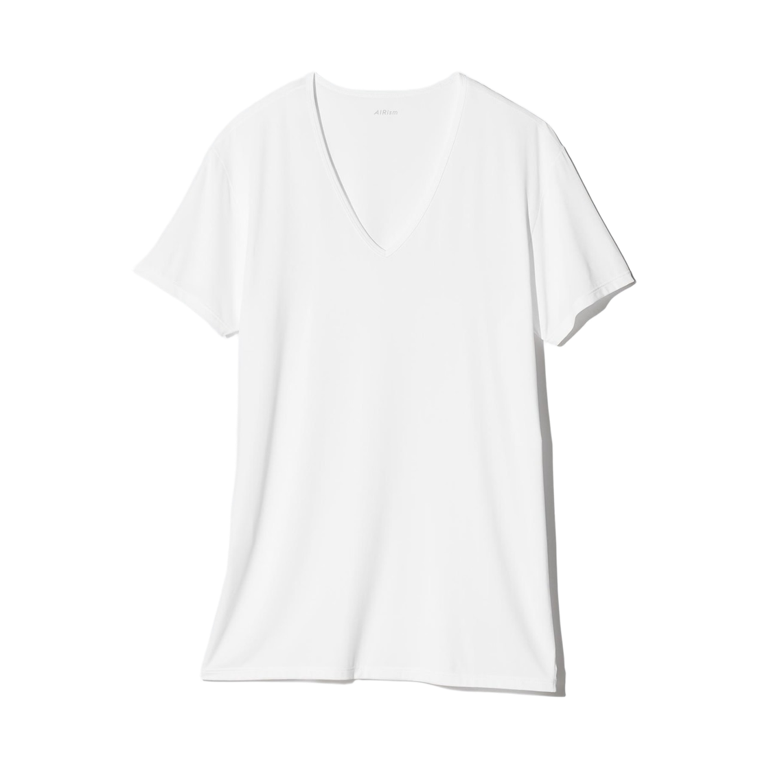 유니클로 에어리즘 브이넥 티셔츠 화이트 - JP(Uniqlo Airism V-Neck T-Shirt White - JP) - 1