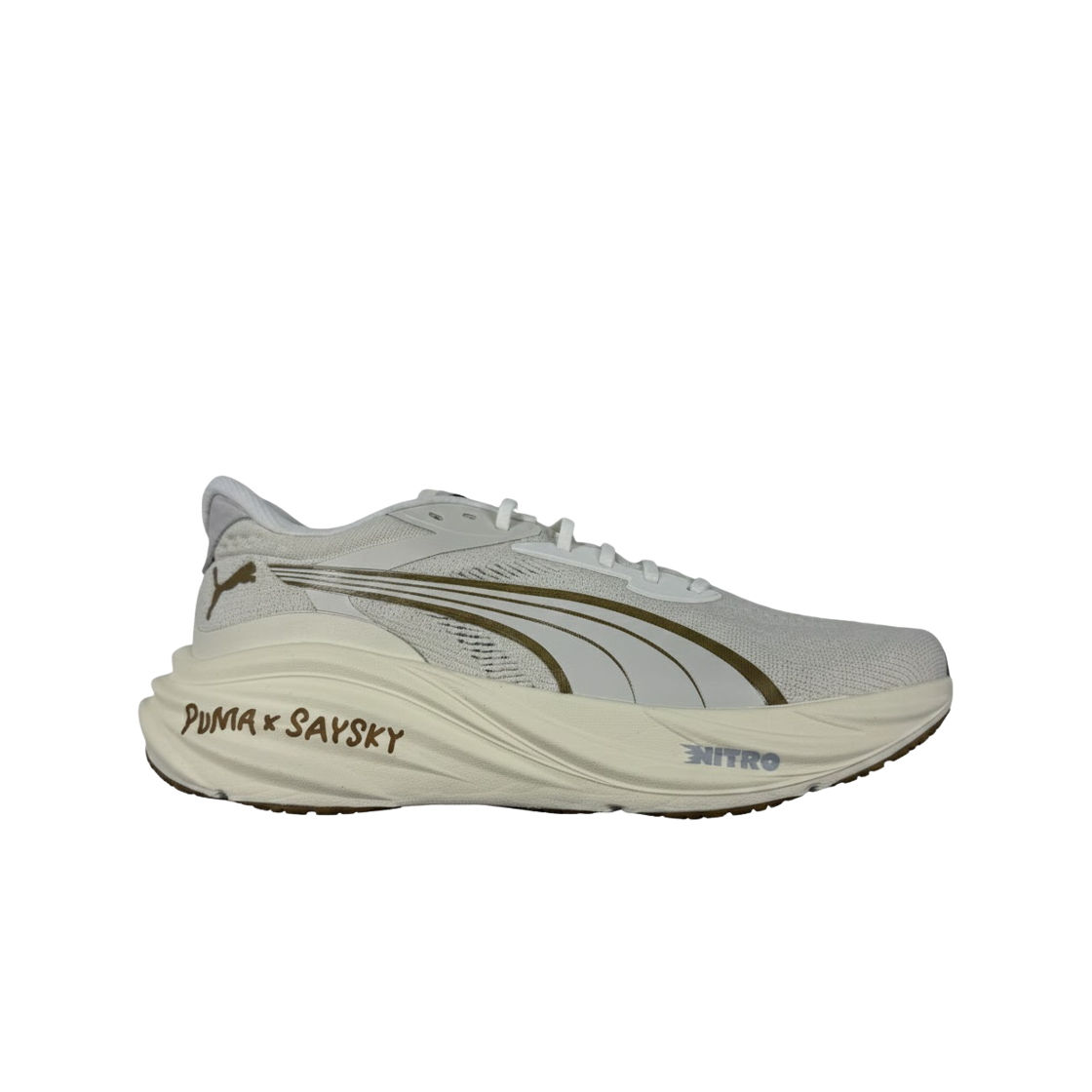 푸마 x 세이스카이 매그니파이 나이트로 3 웜 화이트 허니 버터(Puma x SAYSKY Magnify Nitro 3 Warm White Honey Butter)