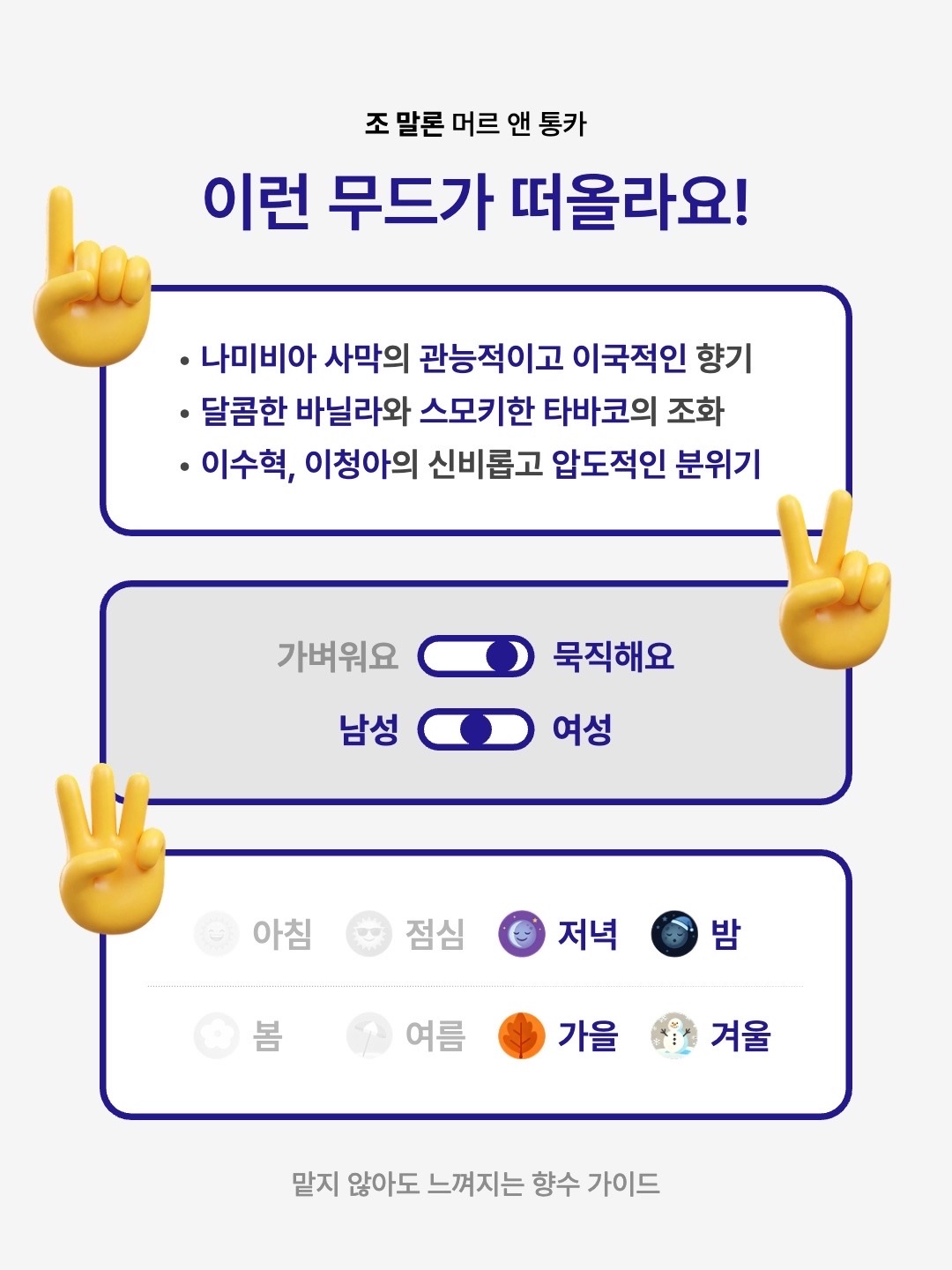 Jo Malone Myrrh & Tonka Cologne Intense 50ml, Jo Malone Myrrh & Tonka Cologne Intense 100ml 착용 스타일 - 2