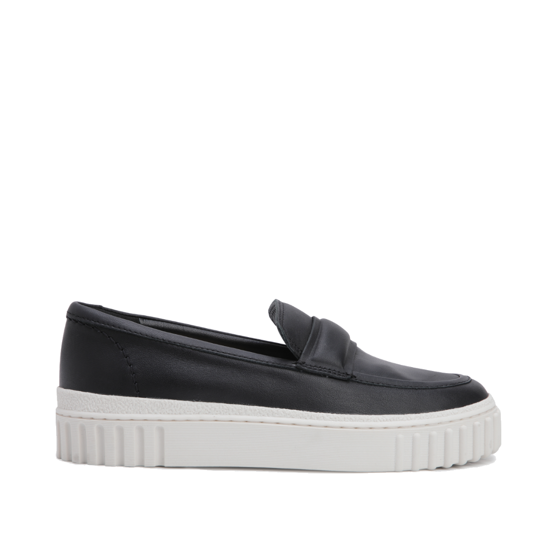 CLASLC4231WF1 Clarks Women’s Casual Platform Slip-On Shoes Black