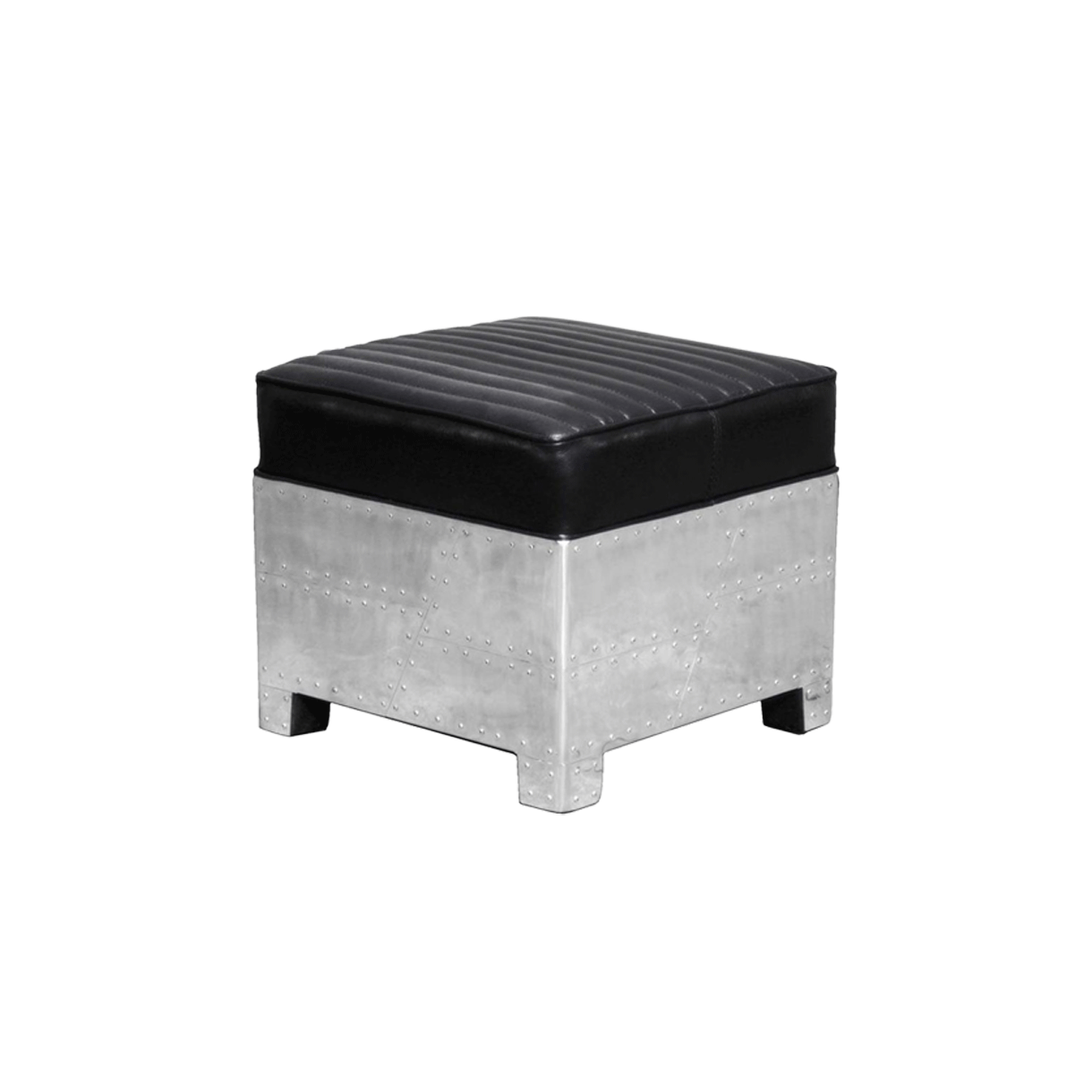드비저리 프랑스 드비저리 DC3 스퀘어 스툴 오토만 블랙([3% 포인트 적립] DE BEJARRY DC3 square stool black)