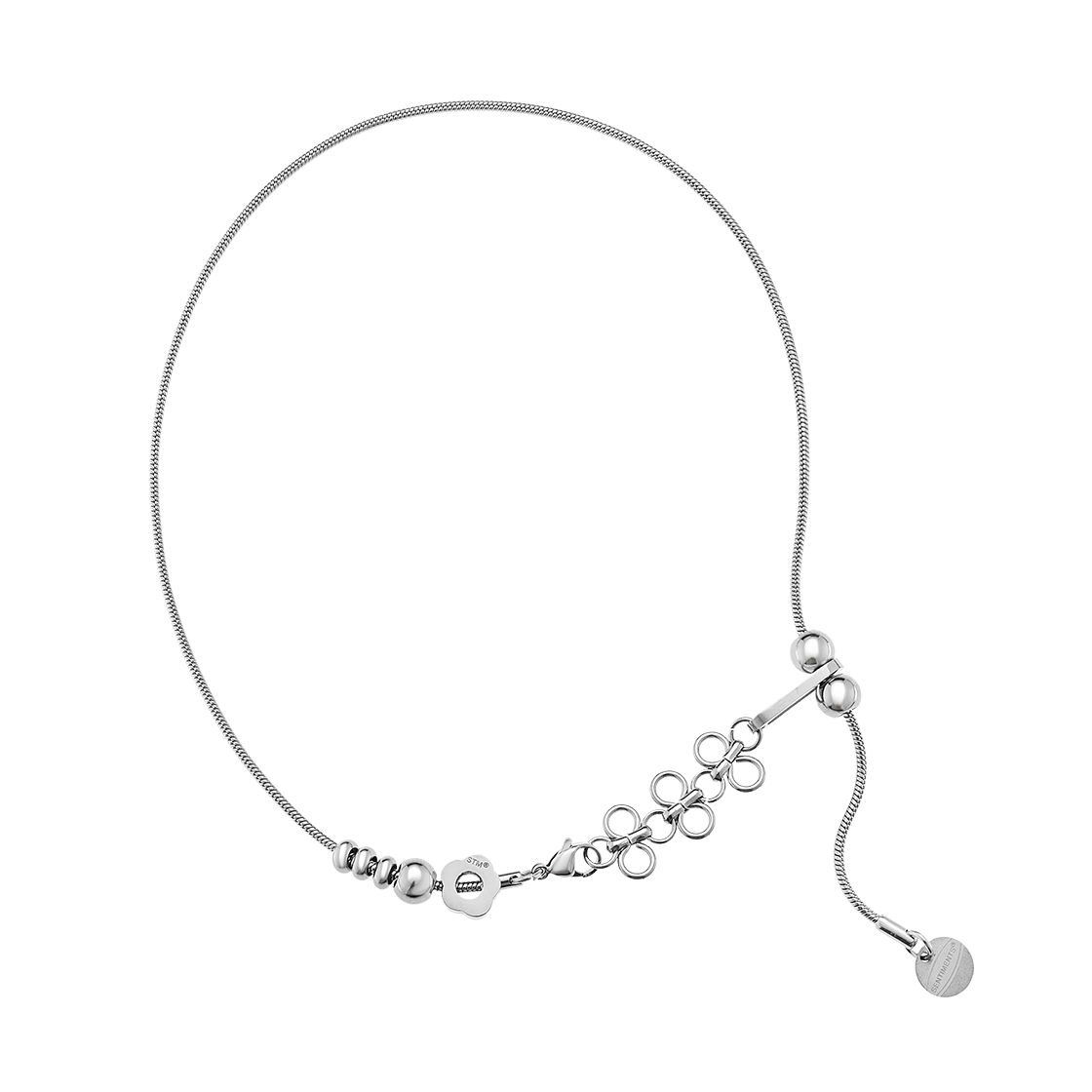 센티멍 넘버 636 네크리스 실버