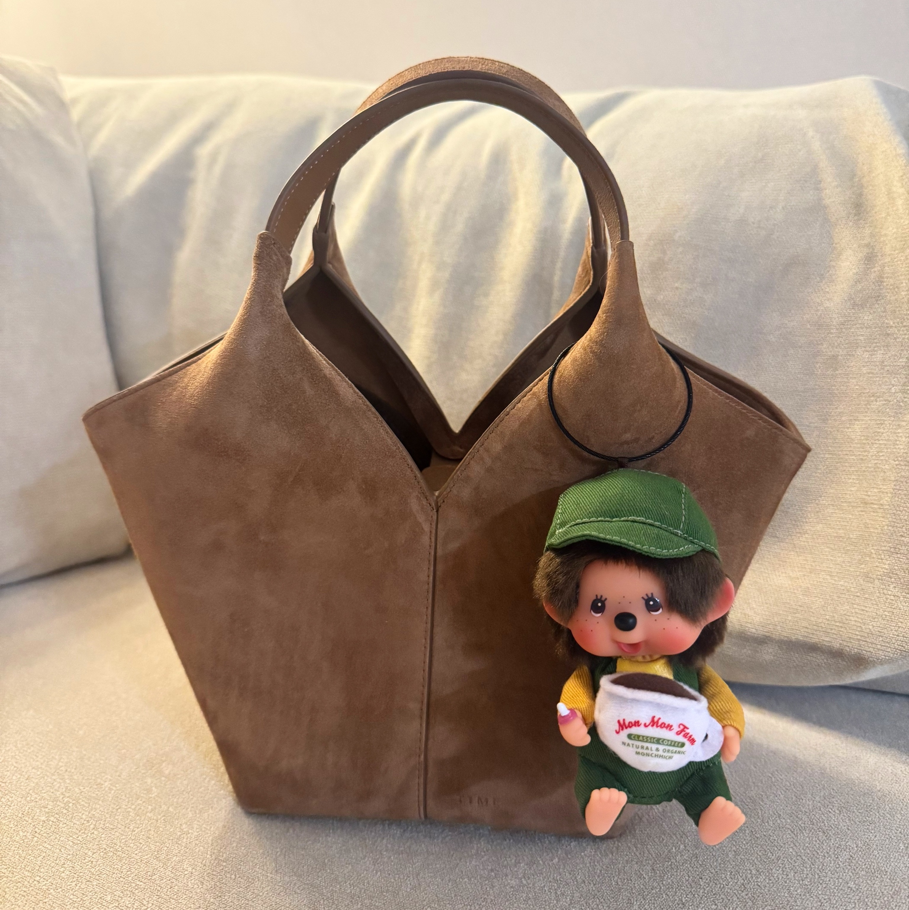 Monchhichi MMF Coffee SS K/C Boy 착용 스타일