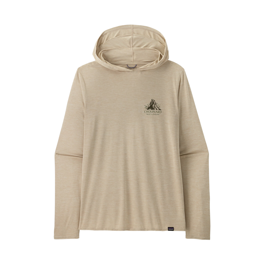 파타고니아 캐필린 쿨 데일리 그래픽 후드 쉬나드 크레스트 퍼미스 X-다이(Patagonia Capilene Cool Daily Graphic Hoody Chouinard Crest Pumice X-Dye) - 2