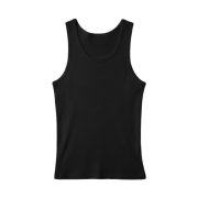 Uniqlo Dry Color Rib Tank Top Black - JP