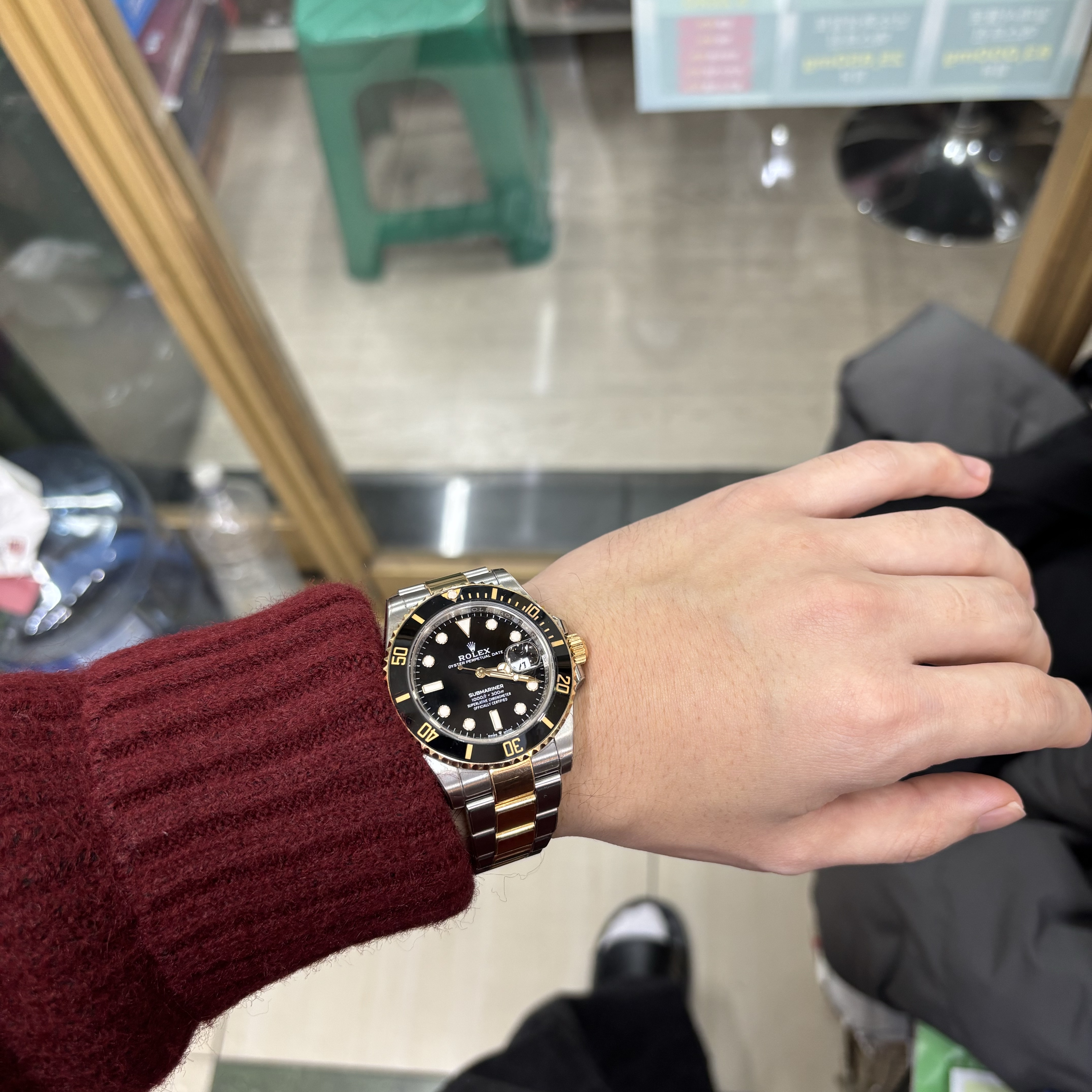 Rolex Submariner Date 41mm 126613LN Black Oyster 착용 스타일