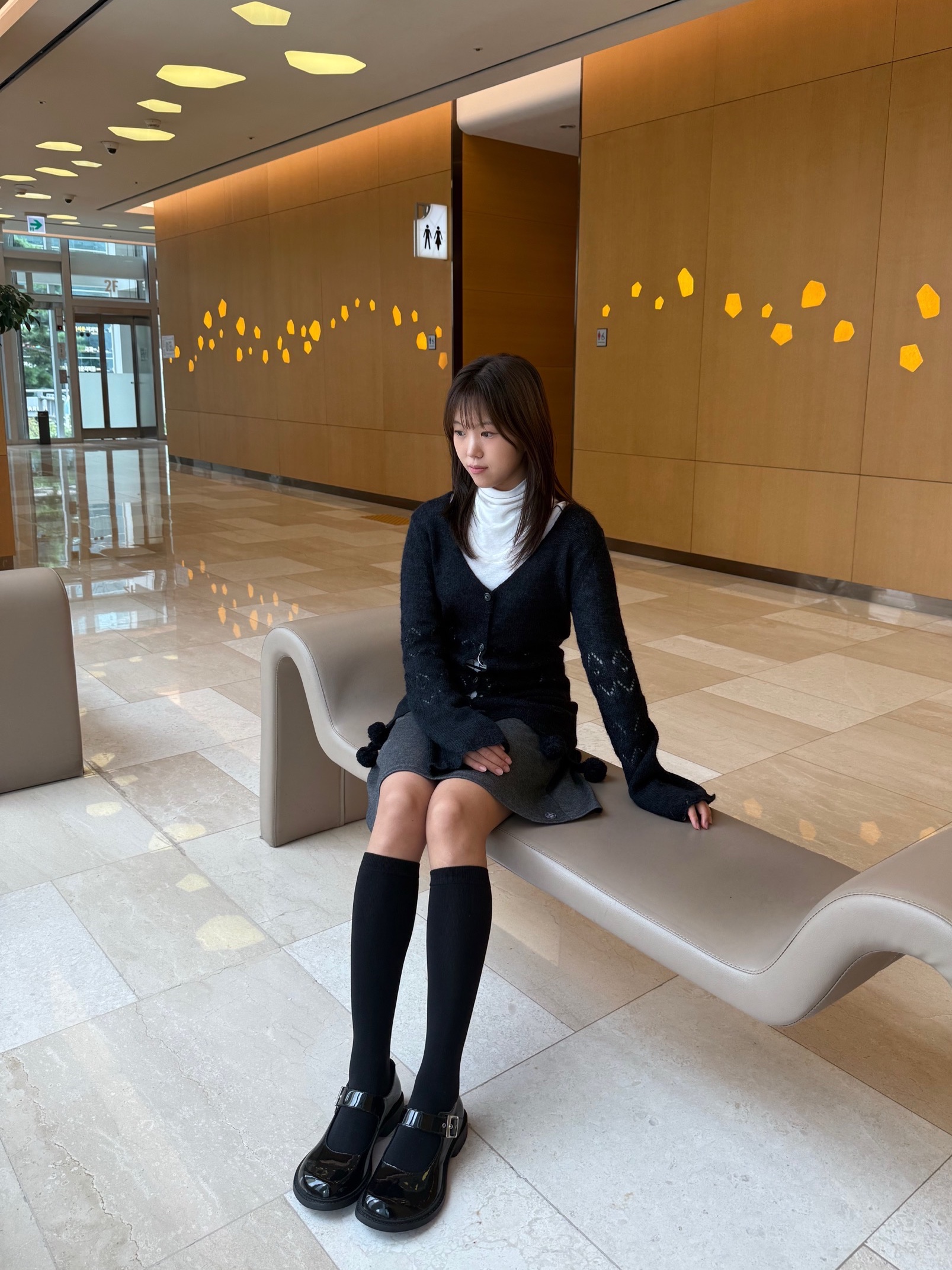 Phileo Women Mary Jane Black - 25FW 착용 스타일 - 9