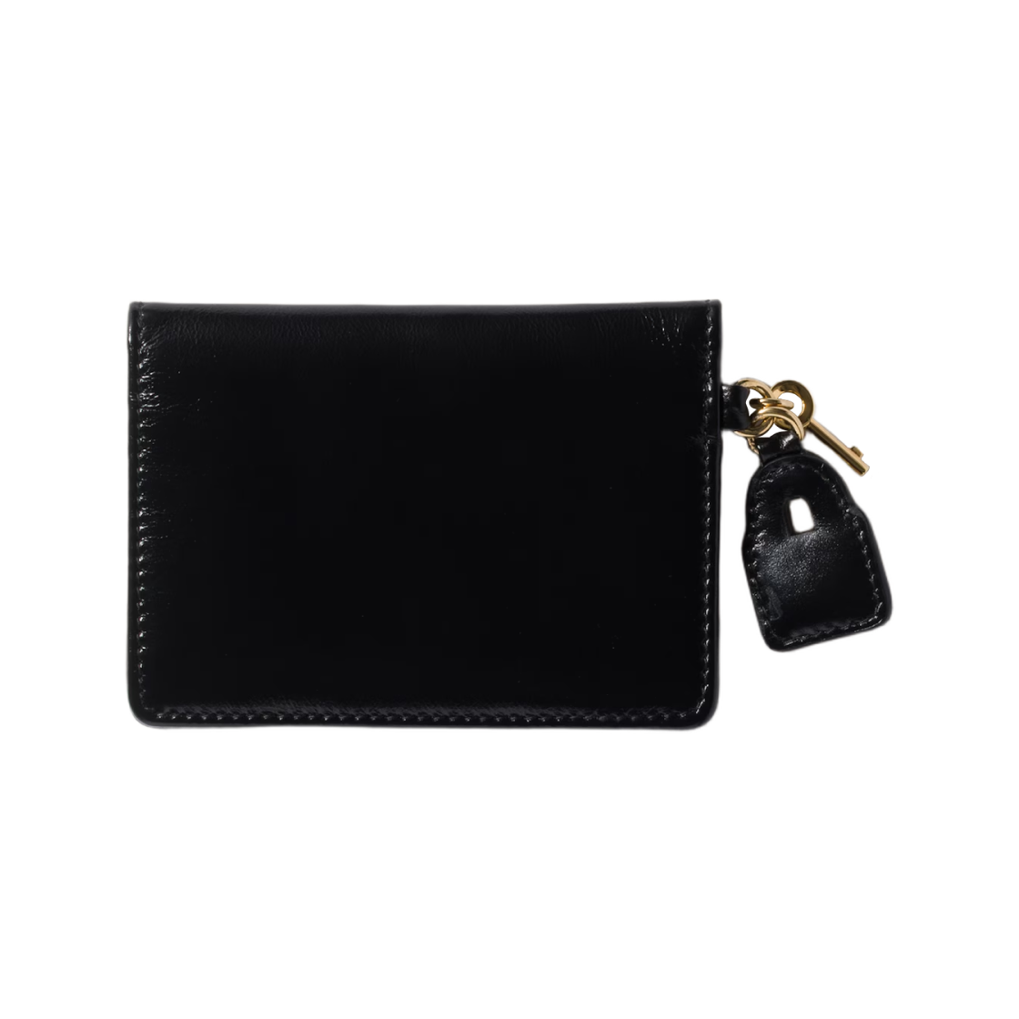 미우 미우 레더 카드 홀더 블랙(Miu Miu Leather Card Holder Black) - 3